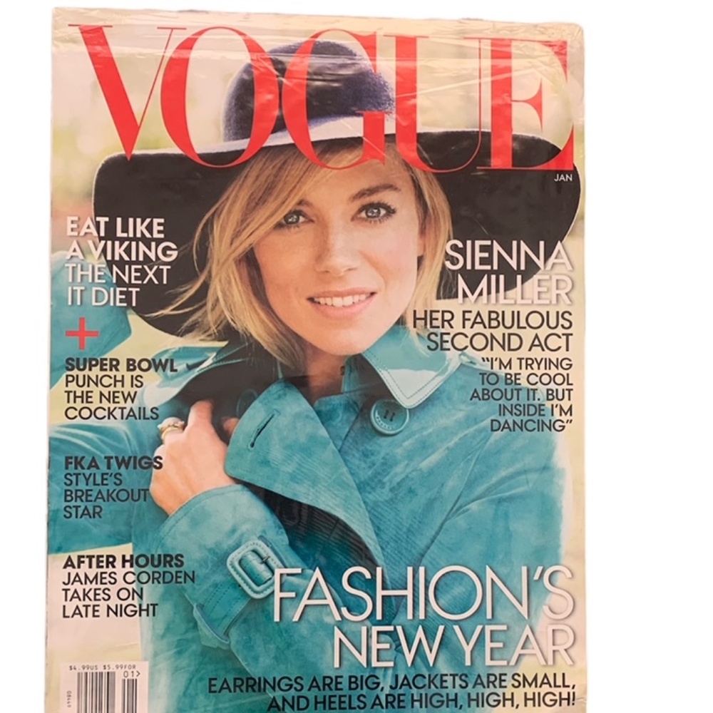 Vogue Magazine Sienna Miller